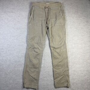 Faherty Brand Arlie Day Slim Jogger Pants Khaki Tan Women Size S